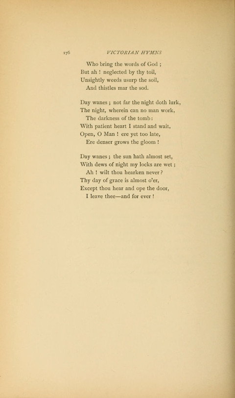 Victorian Hymns: English sacred songs of fifty years page 176