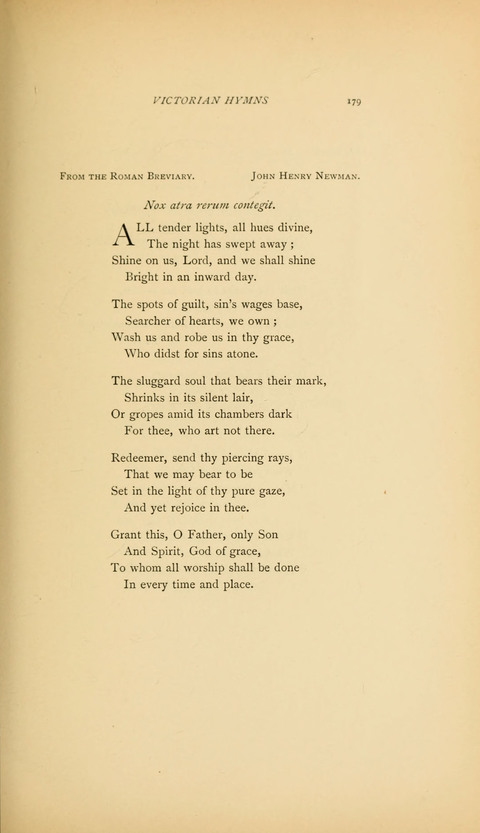 Victorian Hymns: English sacred songs of fifty years page 179