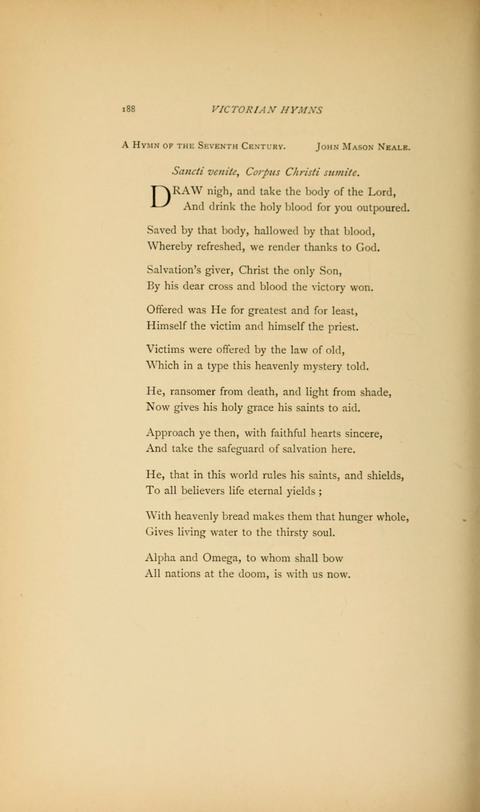 Victorian Hymns: English sacred songs of fifty years page 188