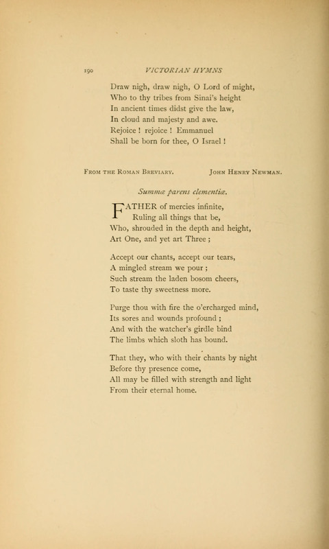 Victorian Hymns: English sacred songs of fifty years page 190
