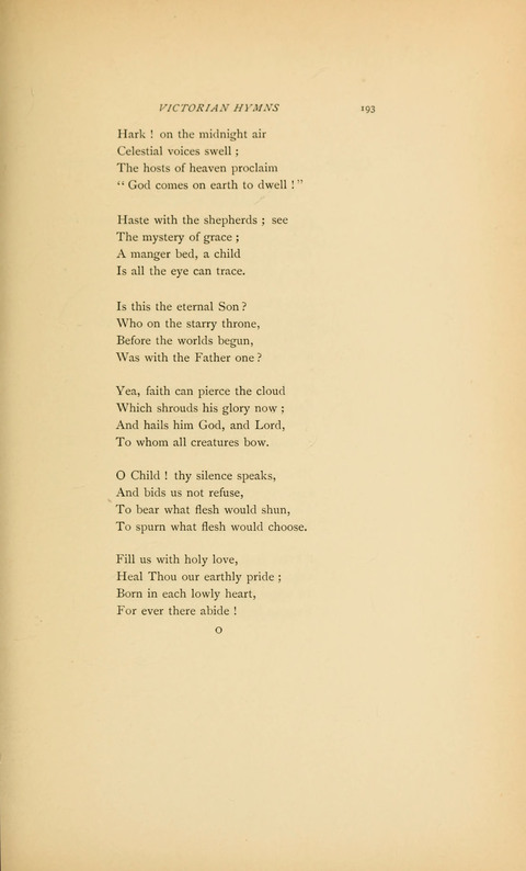 Victorian Hymns: English sacred songs of fifty years page 193