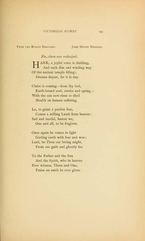Victorian Hymns: English sacred songs of fifty years page 195