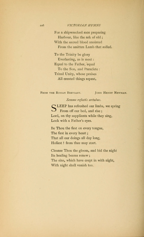 Victorian Hymns: English sacred songs of fifty years page 216
