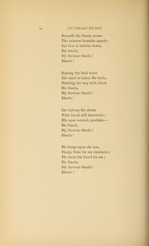 Victorian Hymns: English sacred songs of fifty years page 22