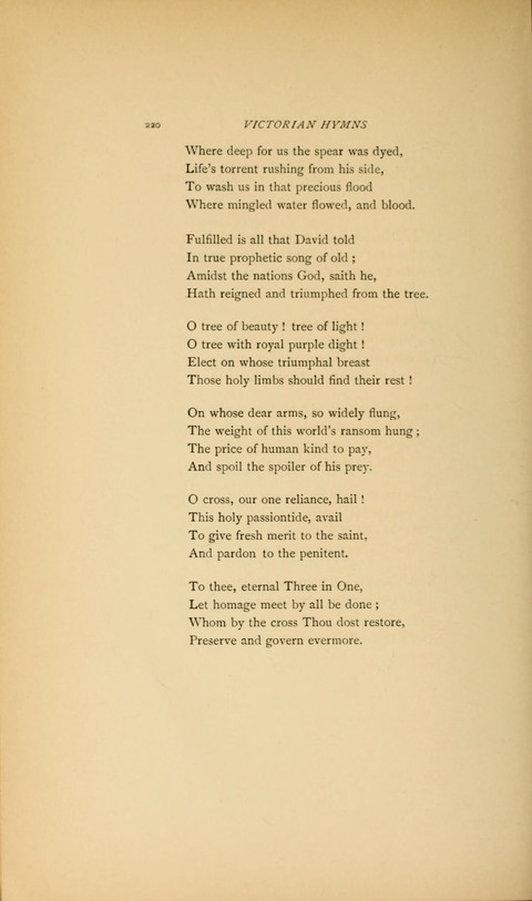 Victorian Hymns: English sacred songs of fifty years page 220
