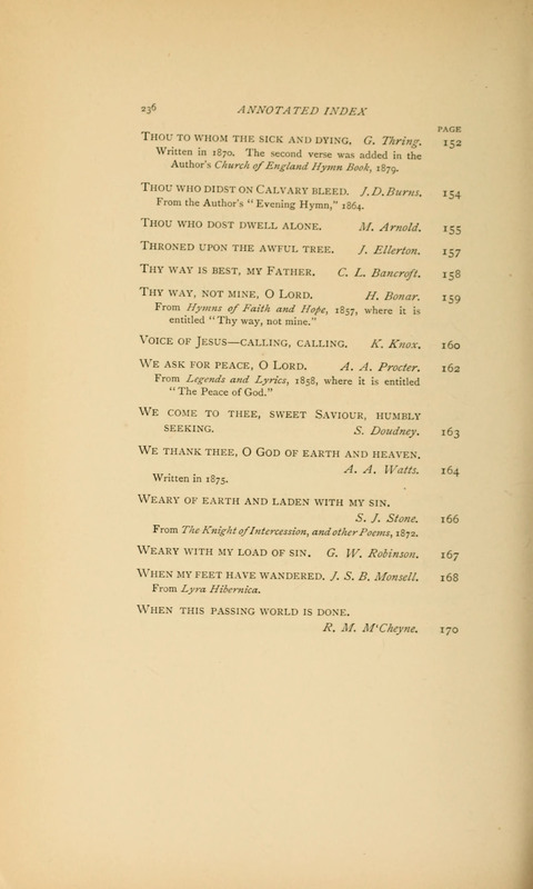 Victorian Hymns: English sacred songs of fifty years page 236