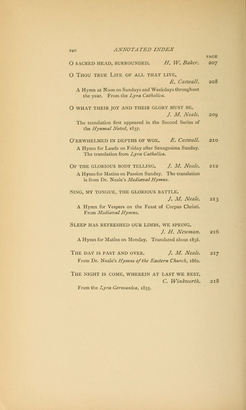 Victorian Hymns: English sacred songs of fifty years page 240
