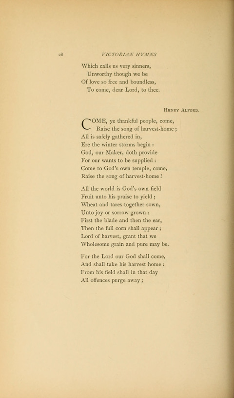 Victorian Hymns: English sacred songs of fifty years page 28