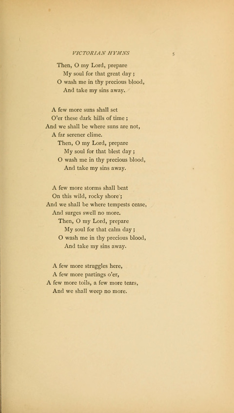 Victorian Hymns: English sacred songs of fifty years page 5