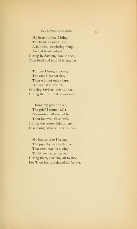 Victorian Hymns: English sacred songs of fifty years page 53