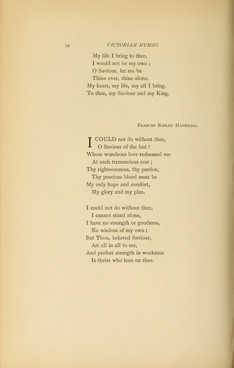 Victorian Hymns: English sacred songs of fifty years page 54