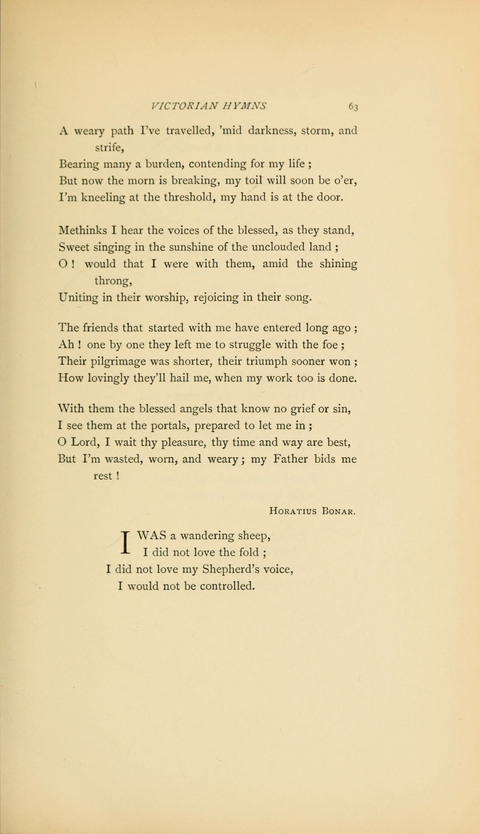 Victorian Hymns: English sacred songs of fifty years page 63