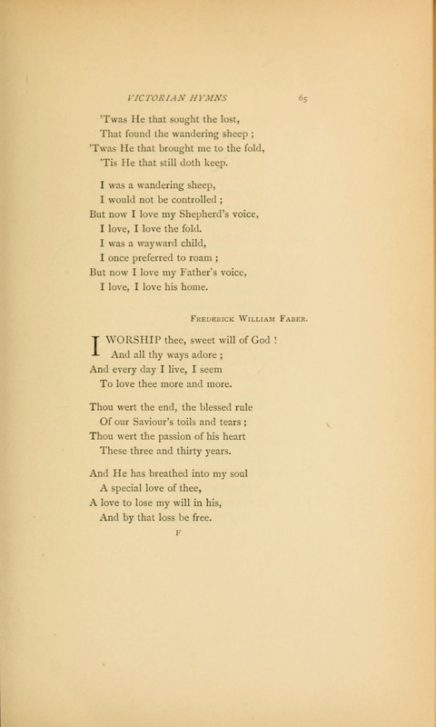 Victorian Hymns: English sacred songs of fifty years page 65