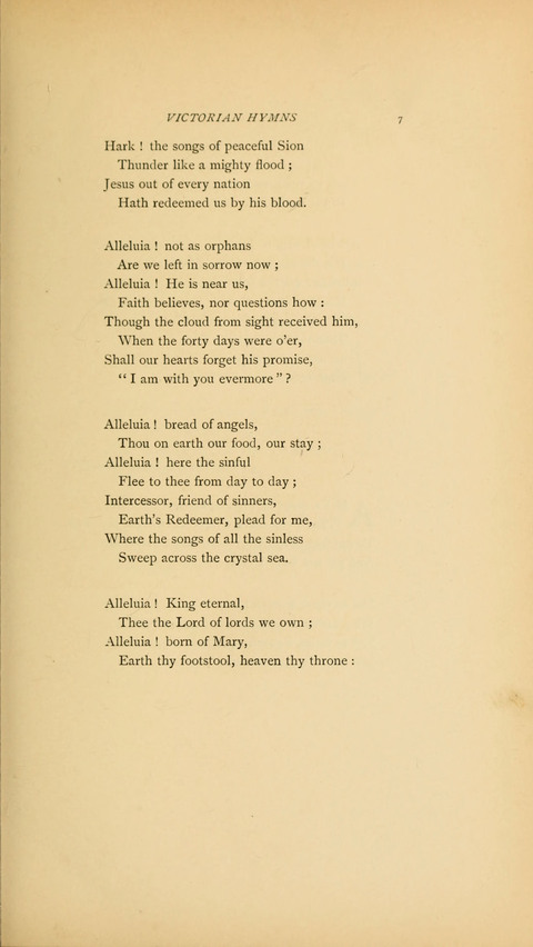 Victorian Hymns: English sacred songs of fifty years page 7
