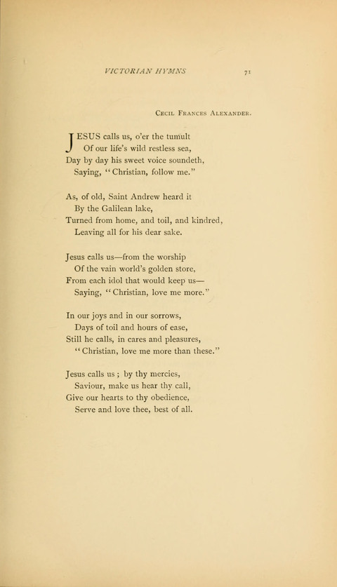 Victorian Hymns: English sacred songs of fifty years page 71