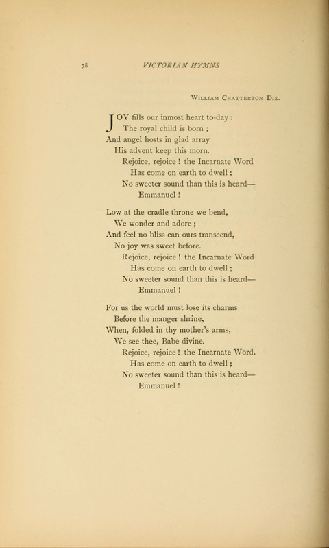 Victorian Hymns: English sacred songs of fifty years page 78