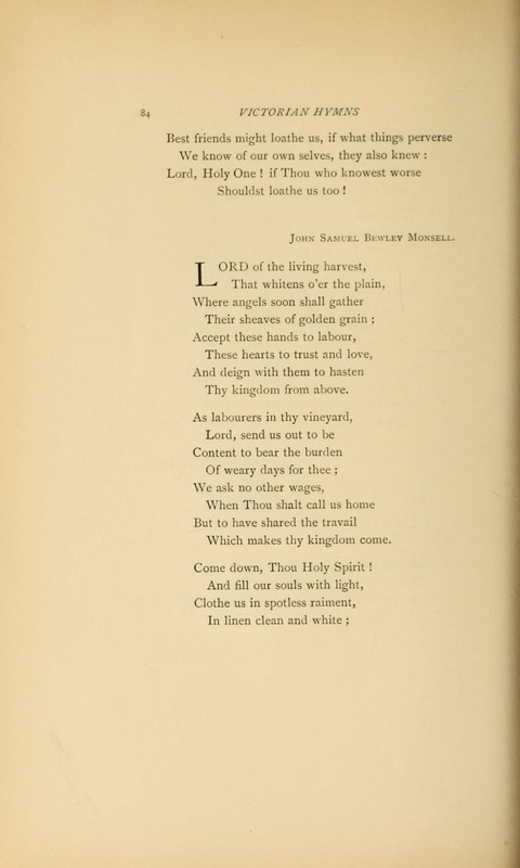 Victorian Hymns: English sacred songs of fifty years page 84
