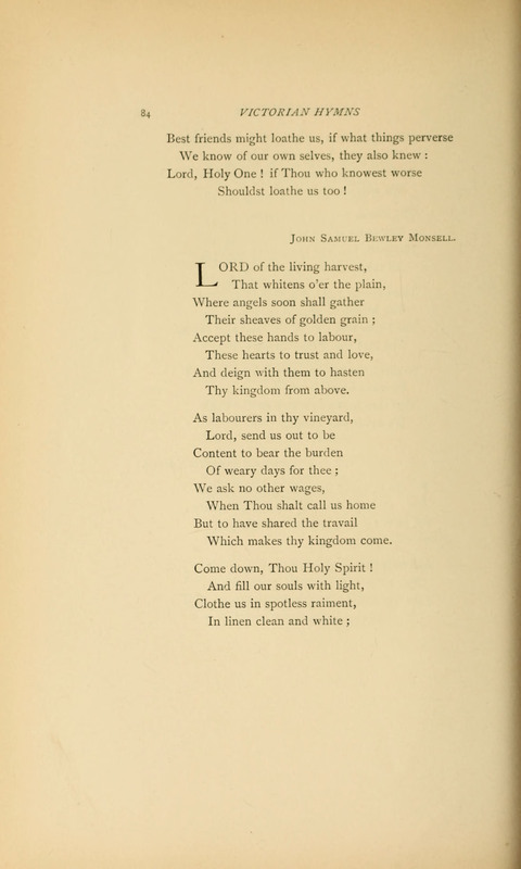 Victorian Hymns: English sacred songs of fifty years page 84