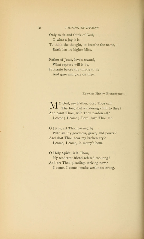 Victorian Hymns: English sacred songs of fifty years page 90