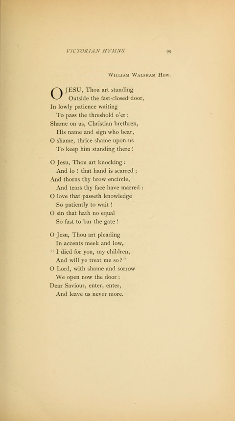 Victorian Hymns: English sacred songs of fifty years page 99
