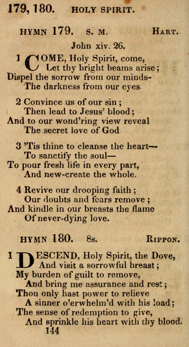 Village Hymns for Social Worship, Selected and Original: designed as a supplement to the Psalms and Hymns of Dr. Watts (6th ed.) page 146
