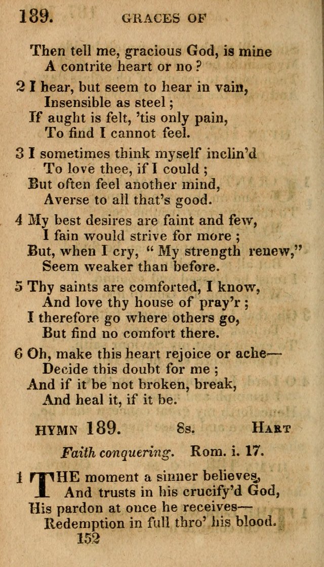 Village Hymns for Social Worship, Selected and Original: designed as a supplement to the Psalms and Hymns of Dr. Watts (6th ed.) page 154