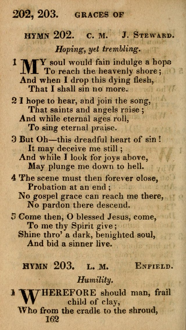 Village Hymns for Social Worship, Selected and Original: designed as a supplement to the Psalms and Hymns of Dr. Watts (6th ed.) page 164