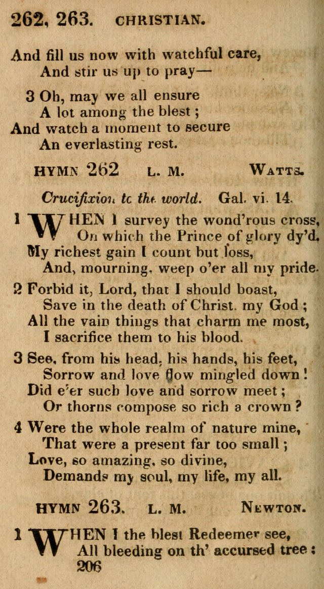 Village Hymns for Social Worship, Selected and Original: designed as a supplement to the Psalms and Hymns of Dr. Watts (6th ed.) page 208