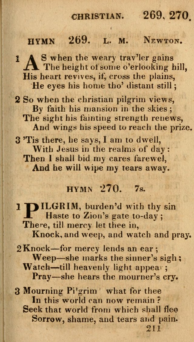 Village Hymns for Social Worship, Selected and Original: designed as a supplement to the Psalms and Hymns of Dr. Watts (6th ed.) page 213
