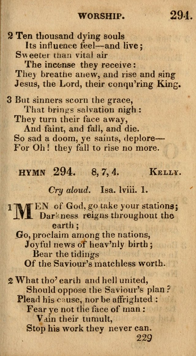 Village Hymns for Social Worship, Selected and Original: designed as a supplement to the Psalms and Hymns of Dr. Watts (6th ed.) page 231