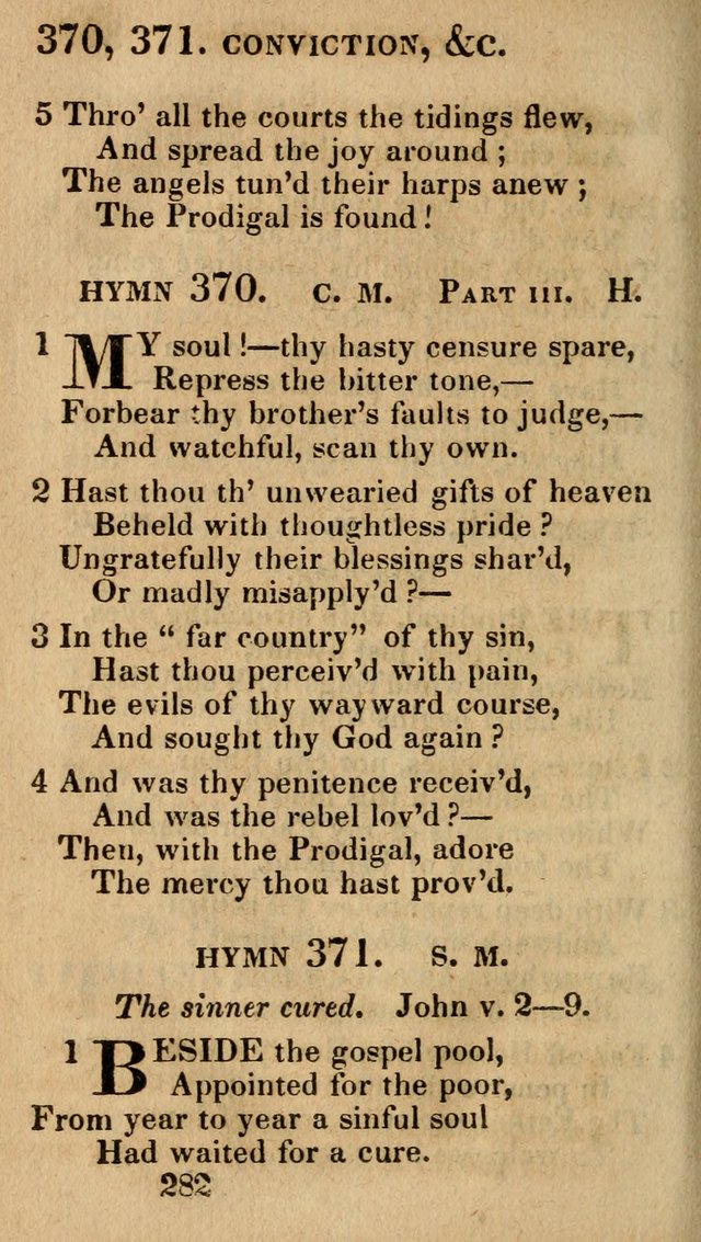 Village Hymns for Social Worship, Selected and Original: designed as a supplement to the Psalms and Hymns of Dr. Watts (6th ed.) page 286