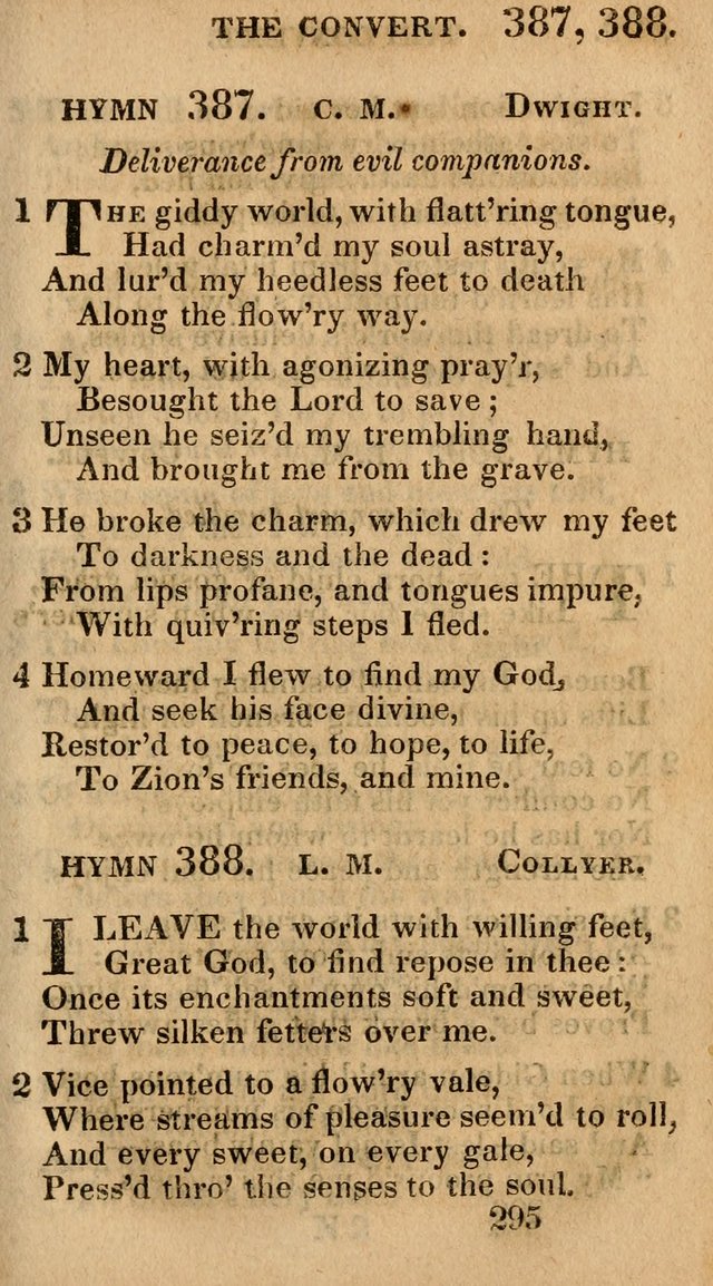 Village Hymns for Social Worship, Selected and Original: designed as a supplement to the Psalms and Hymns of Dr. Watts (6th ed.) page 299