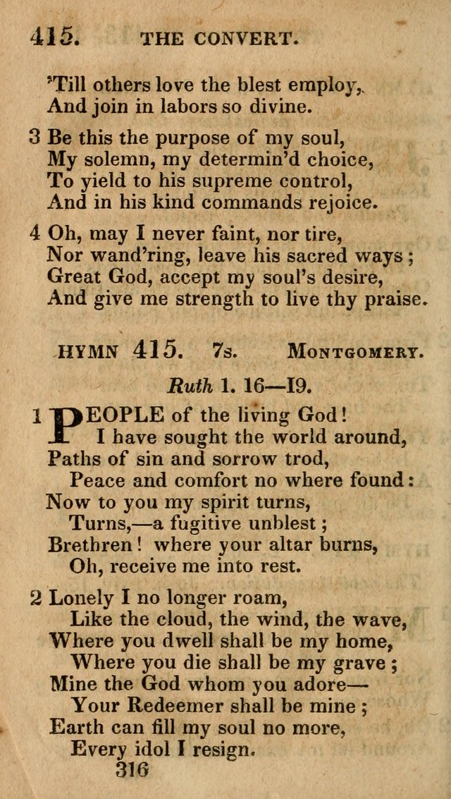 Village Hymns for Social Worship, Selected and Original: designed as a supplement to the Psalms and Hymns of Dr. Watts (6th ed.) page 322