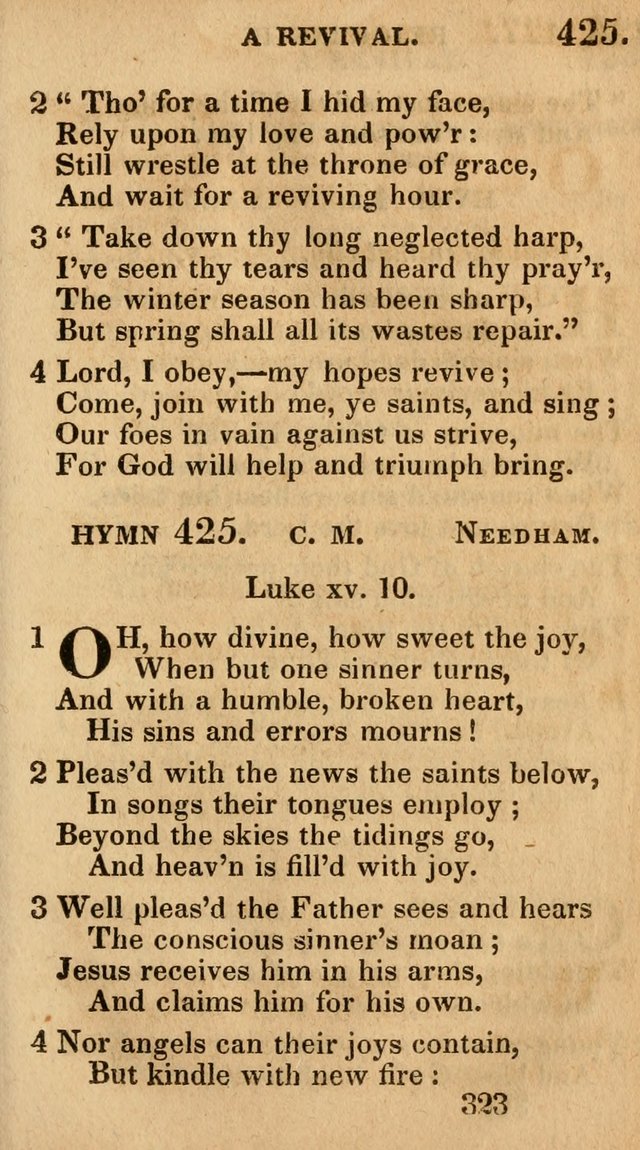Village Hymns for Social Worship, Selected and Original: designed as a supplement to the Psalms and Hymns of Dr. Watts (6th ed.) page 329