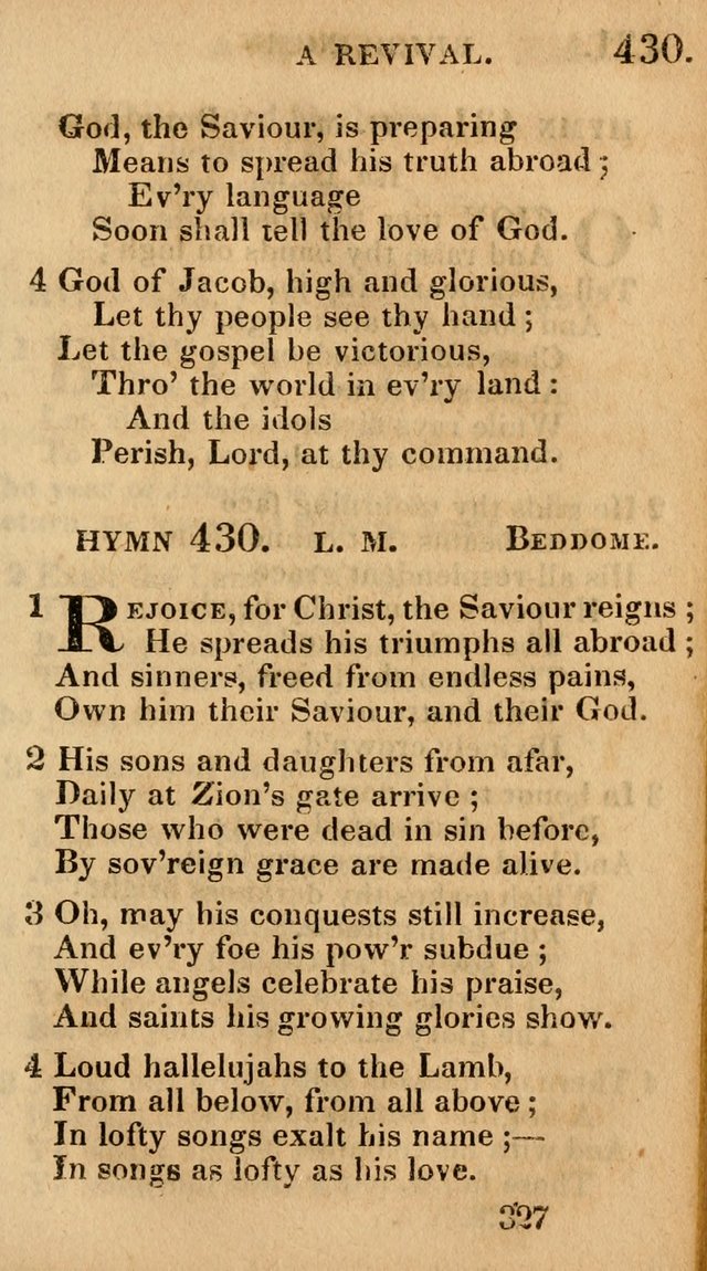 Village Hymns for Social Worship, Selected and Original: designed as a supplement to the Psalms and Hymns of Dr. Watts (6th ed.) page 333