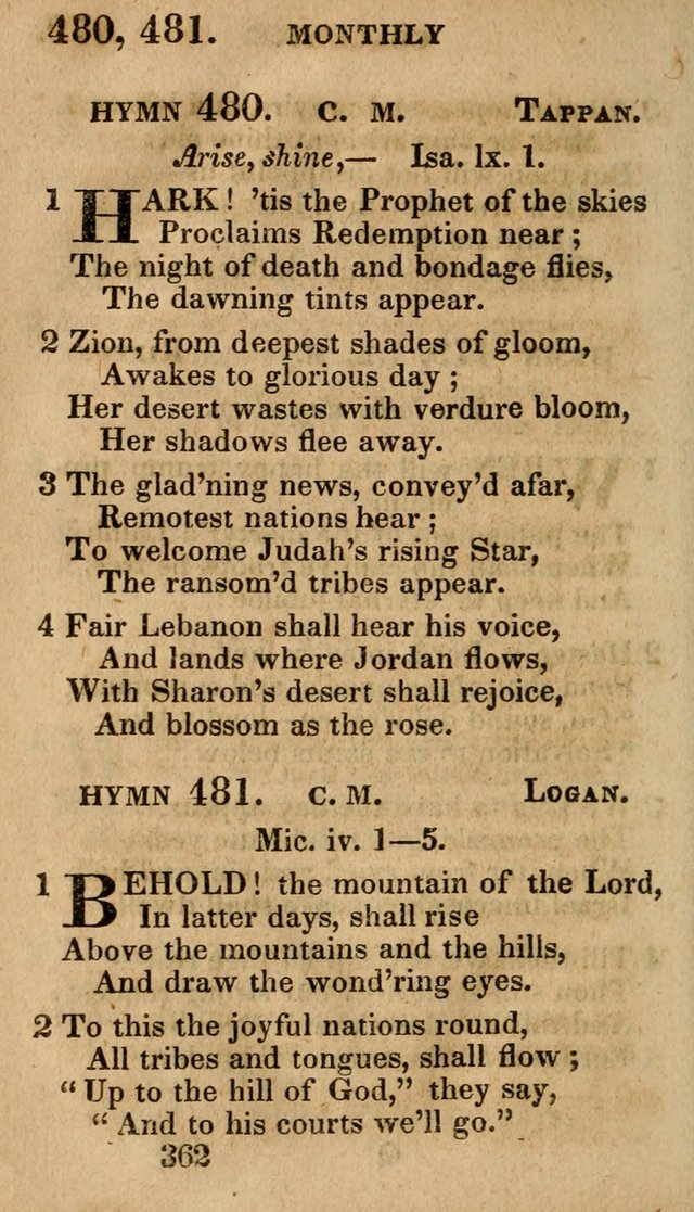 Village Hymns for Social Worship, Selected and Original: designed as a supplement to the Psalms and Hymns of Dr. Watts (6th ed.) page 372