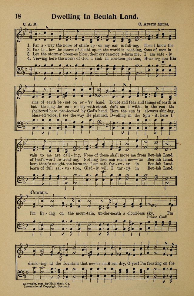 Victorious Life Hymns page 18