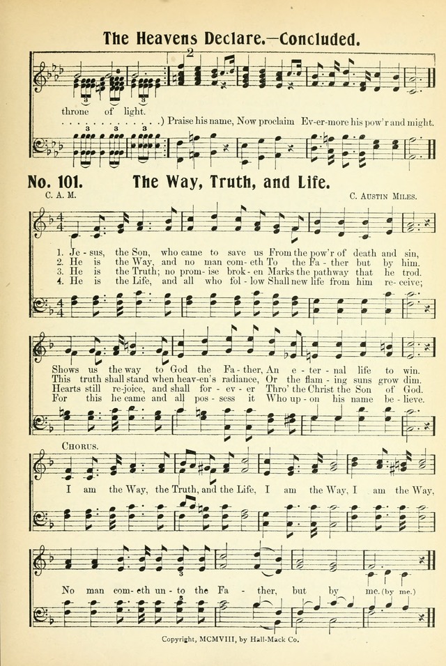 The Voice of Praise No. 2: a complete collection of Scriptural, gospel, Sunday-school and praise service songs page 106