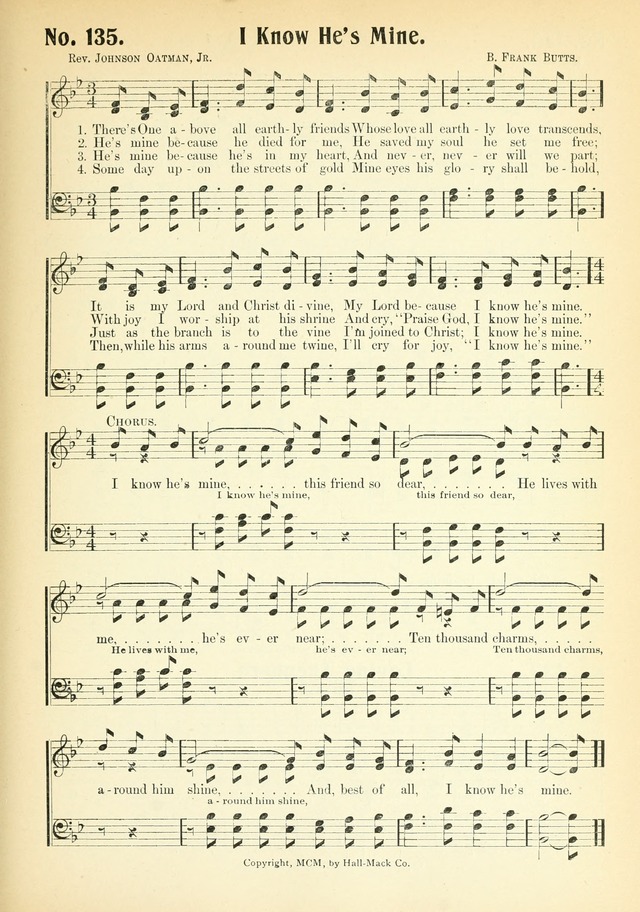The Voice of Praise No. 2: a complete collection of Scriptural, gospel, Sunday-school and praise service songs page 140