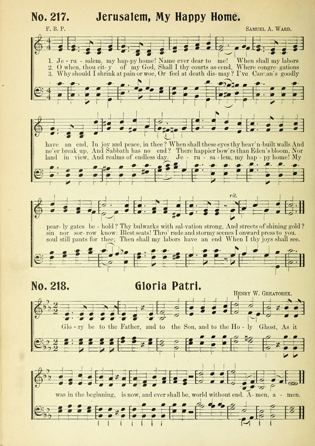 The Voice of Praise No. 2: a complete collection of Scriptural, gospel, Sunday-school and praise service songs page 205