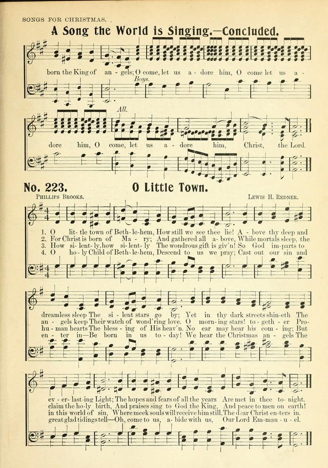 The Voice of Praise No. 2: a complete collection of Scriptural, gospel, Sunday-school and praise service songs page 210
