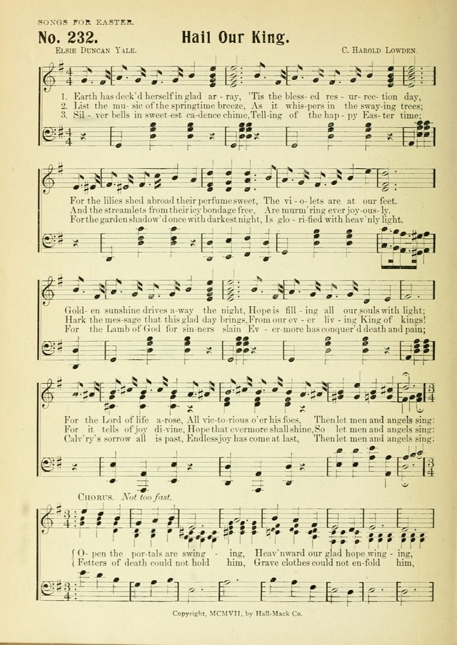 The Voice of Praise No. 2: a complete collection of Scriptural, gospel, Sunday-school and praise service songs page 219