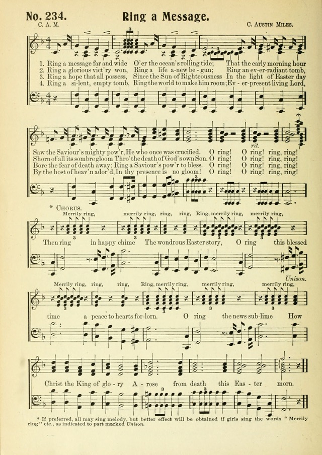 The Voice of Praise No. 2: a complete collection of Scriptural, gospel, Sunday-school and praise service songs page 221