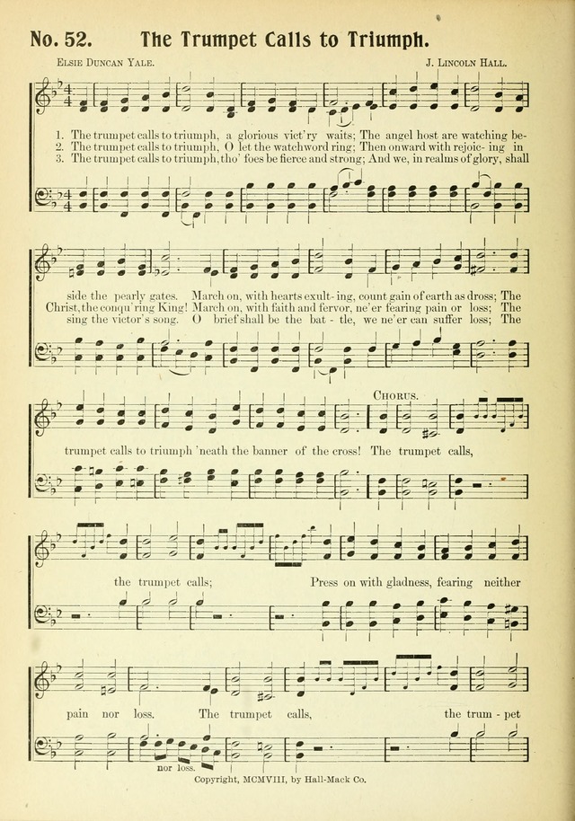 The Voice of Praise No. 2: a complete collection of Scriptural, gospel, Sunday-school and praise service songs page 57