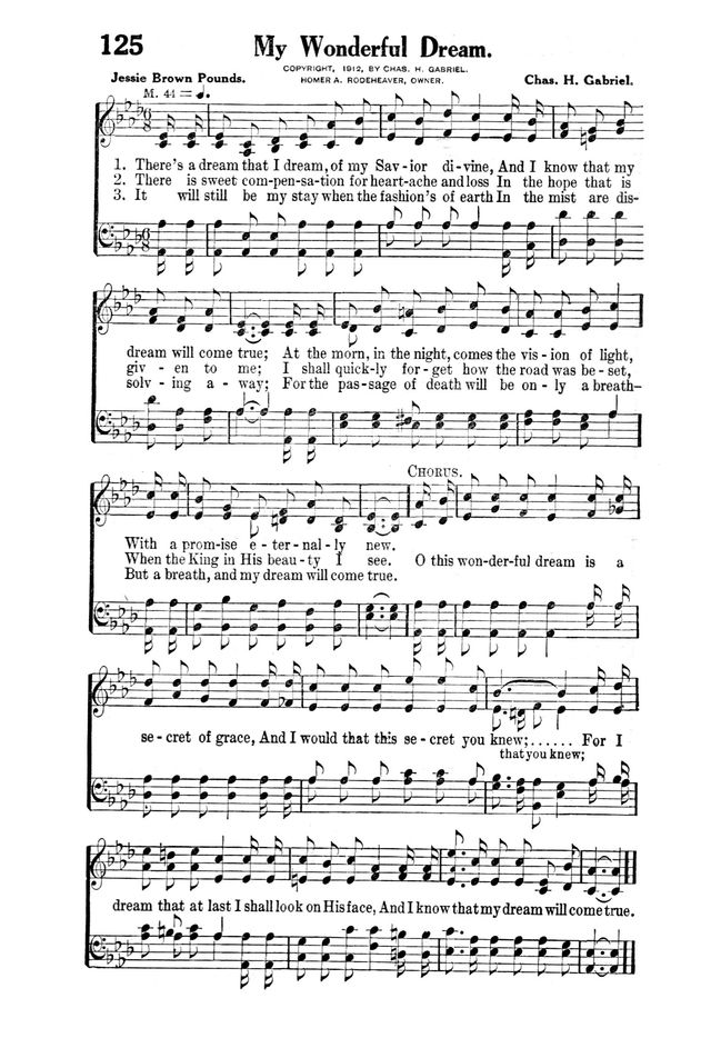 Victory Songs: For the Church, Sunday School and Evangelistic Services. page 127