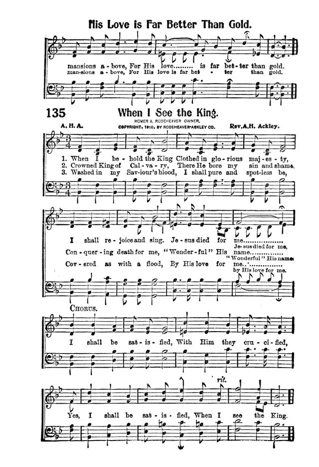 Victory Songs: For the Church, Sunday School and Evangelistic Services. page 137