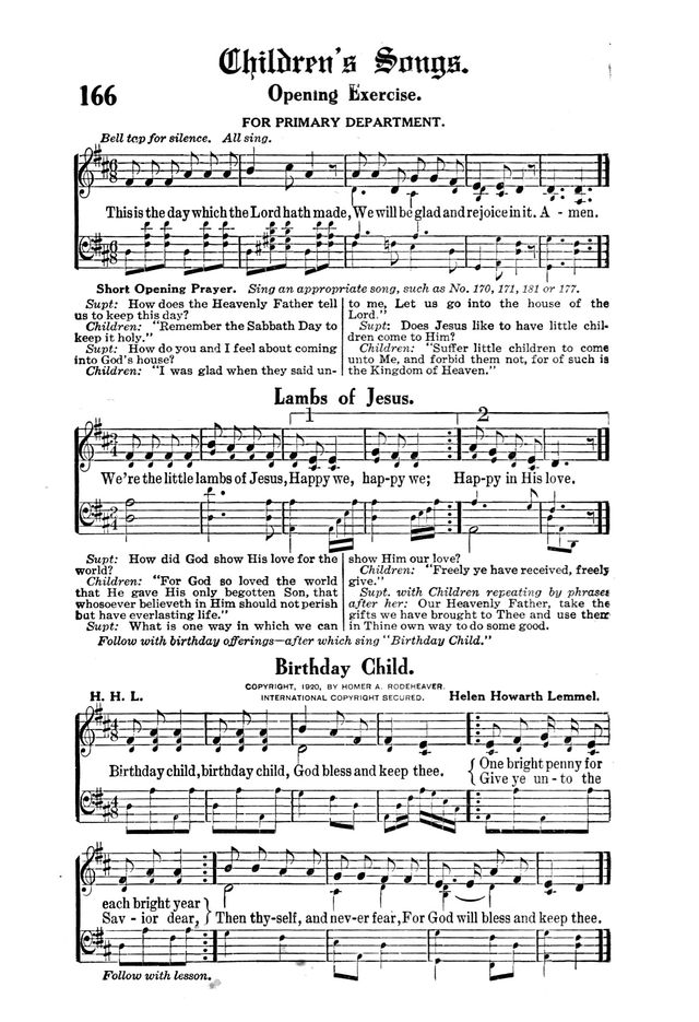 Victory Songs: For the Church, Sunday School and Evangelistic Services. page 168