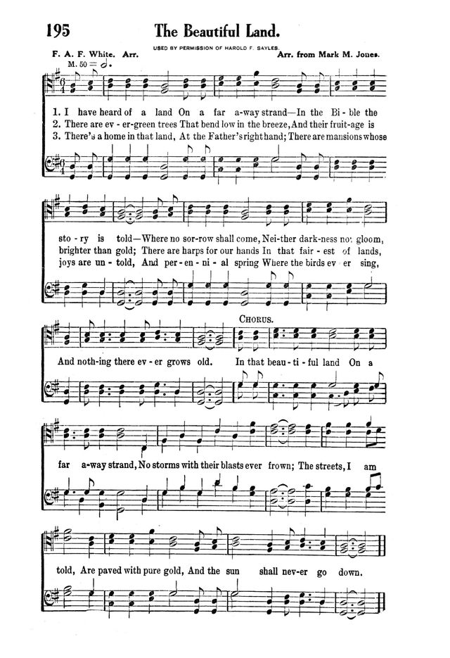 Victory Songs: For the Church, Sunday School and Evangelistic Services. page 194