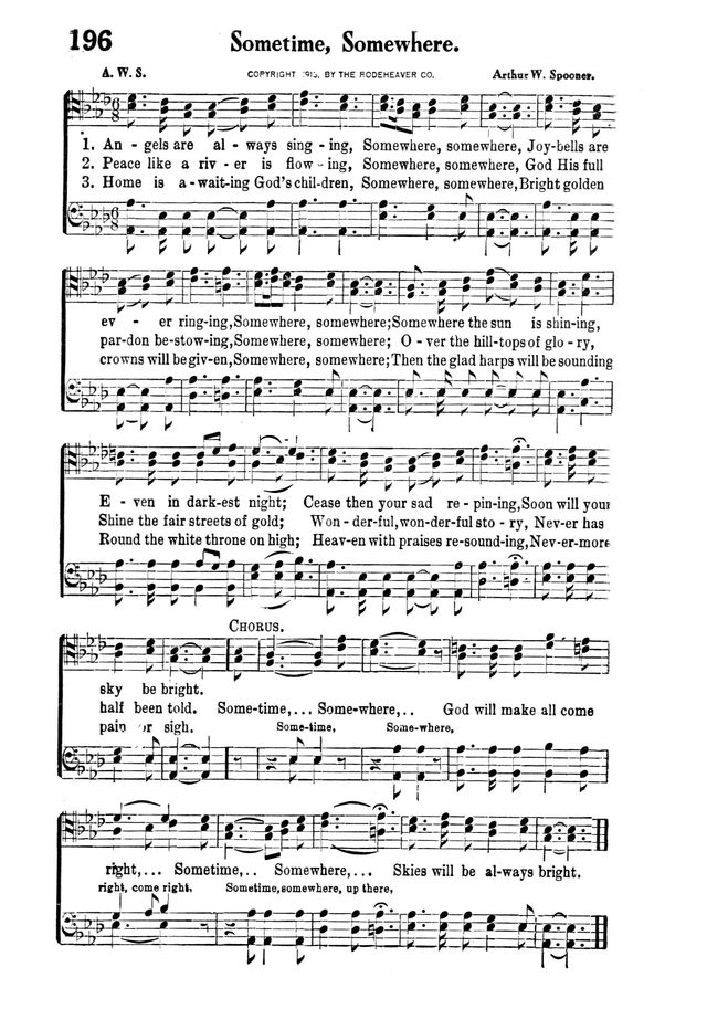Victory Songs: For the Church, Sunday School and Evangelistic Services. page 195