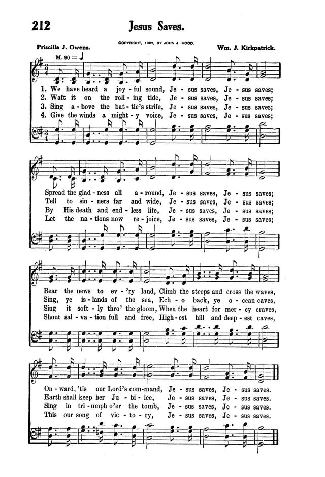 Victory Songs: For the Church, Sunday School and Evangelistic Services. page 220